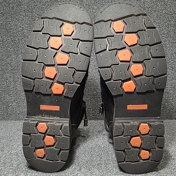 Harley Davidson Brake Light Mens Size 11.5 Motorcycle Boots Black Leather D91680 - Picture 15 of 16
